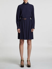 BASEPLUS_Dark Denim DRESS - Dark Denim