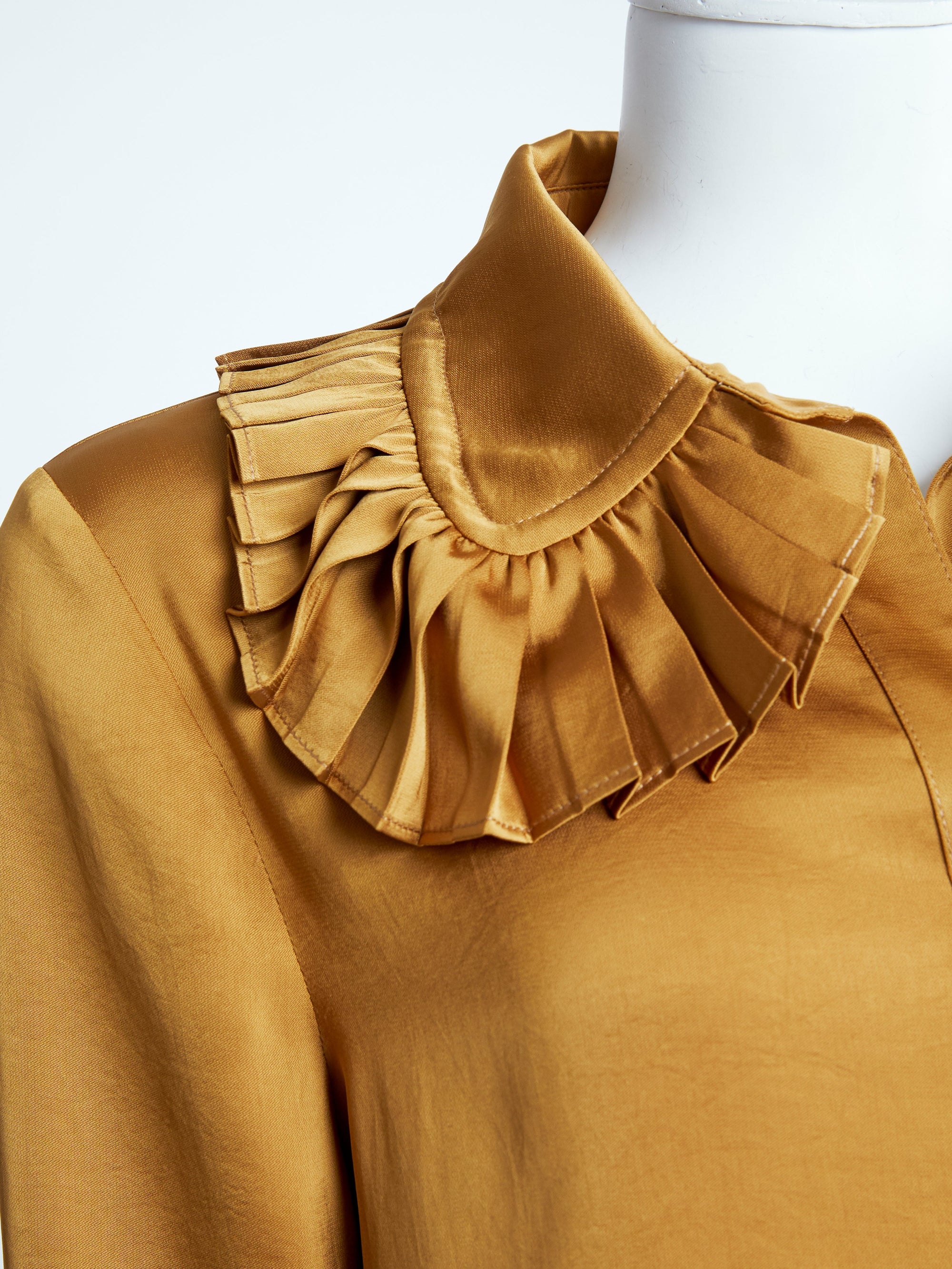 Blouse à col lavalière - Baroque Brown
