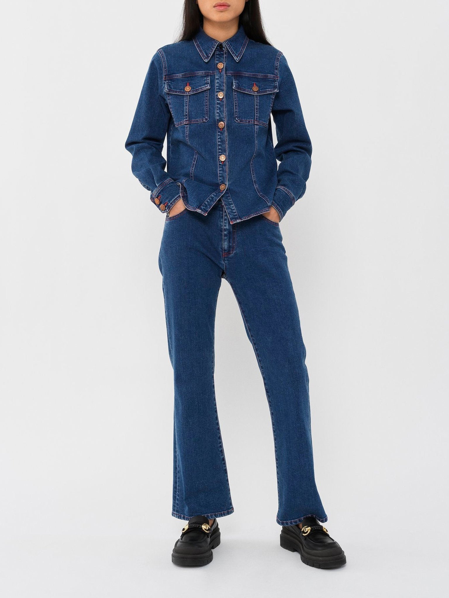 Pantalon court classique - Truly Navy
