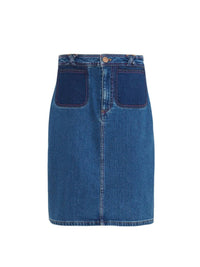 BASEPLUS_Paloma Blue SKIRT - Paloma Blue