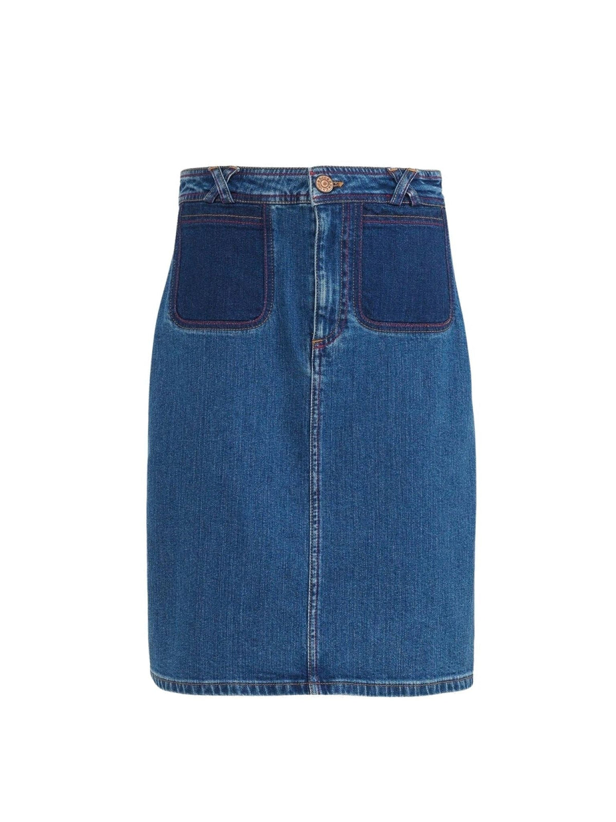 BASEPLUS_Paloma Blue SKIRT - Paloma Blue