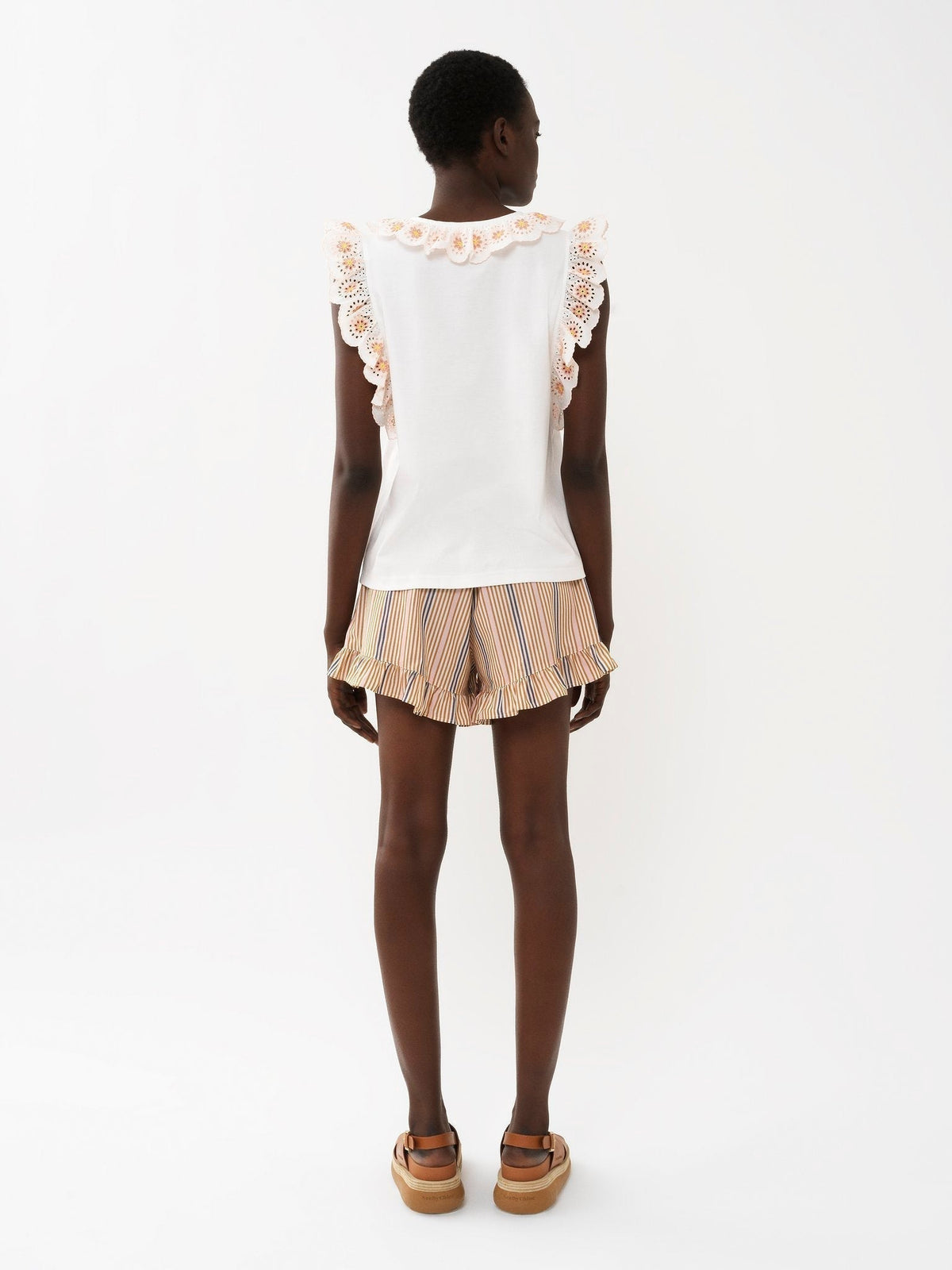 Multicolor Beige SHORT - Multicolor Beige