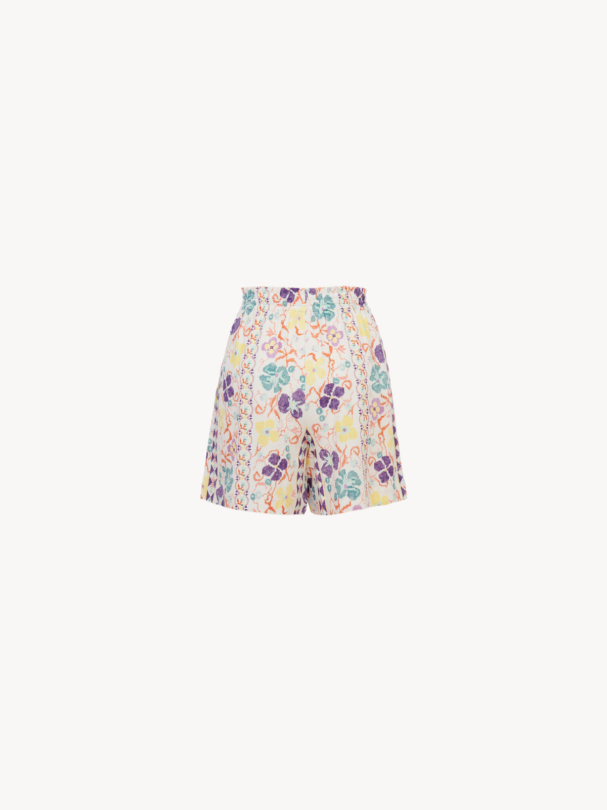 Multicolor White SHORT - Multicolor White