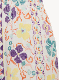 Multicolor White SHORT - Multicolor White