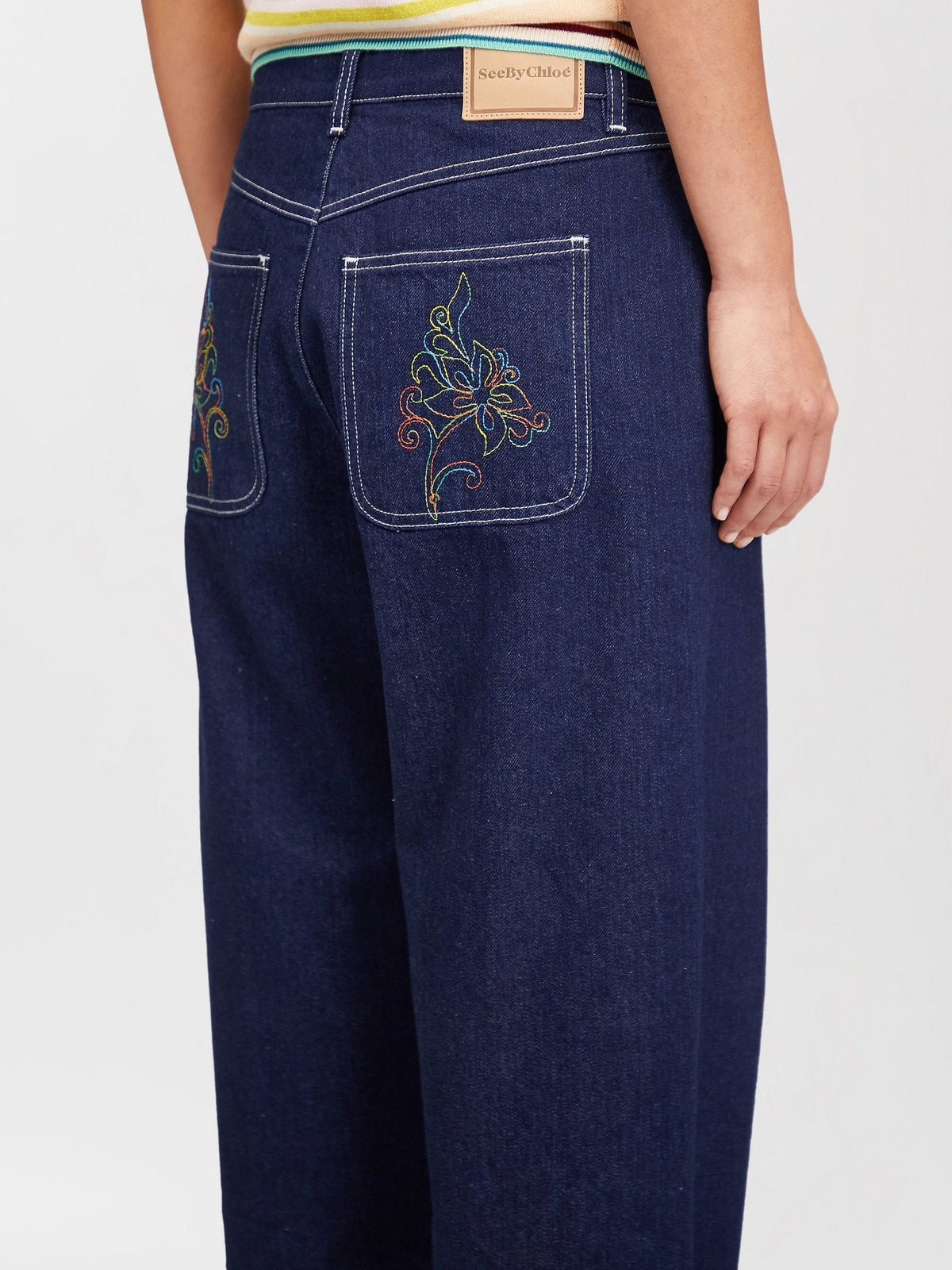 Dark Denim TROUSERS - Dark Denim