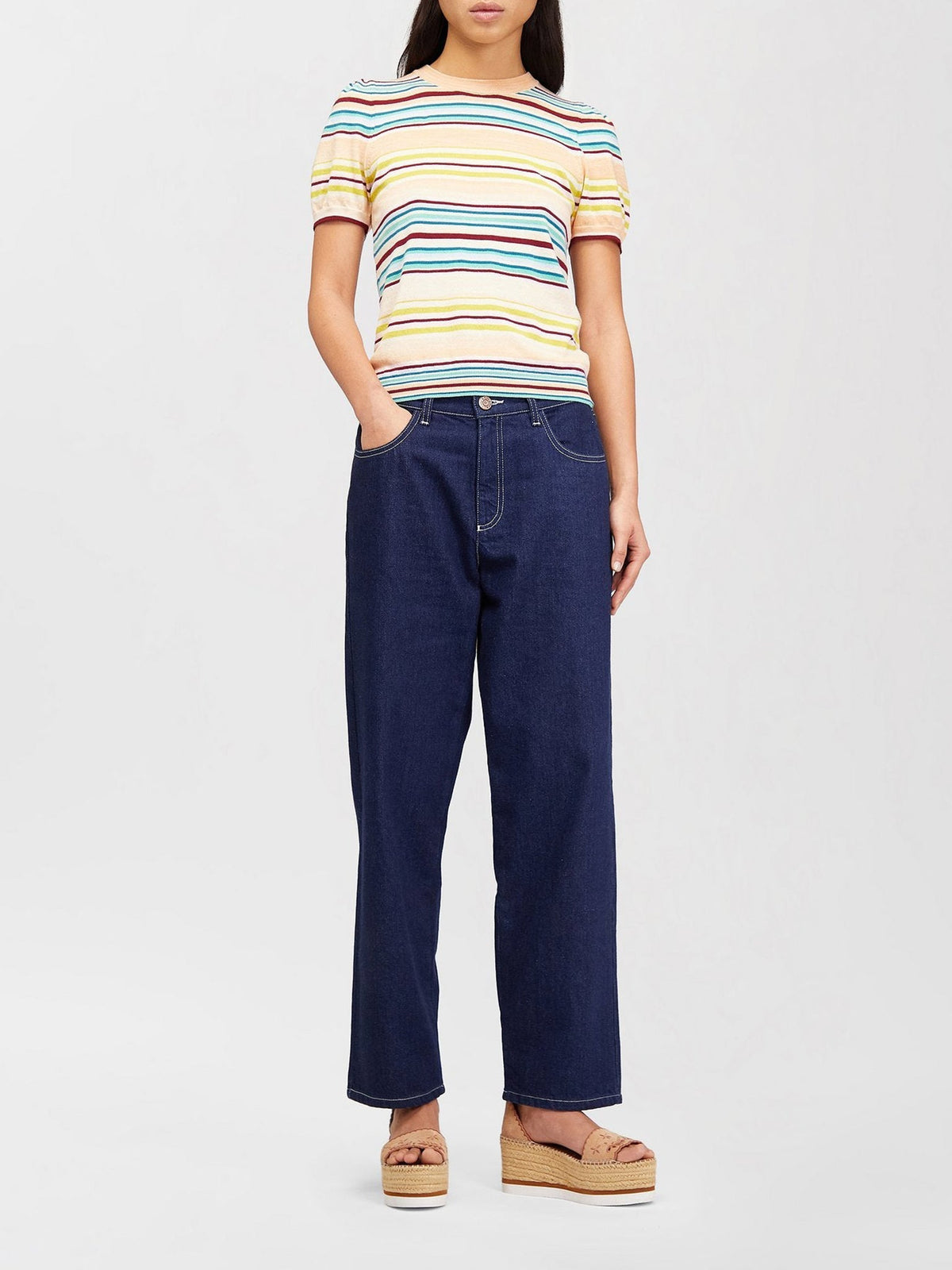 Dark Denim TROUSERS - Dark Denim