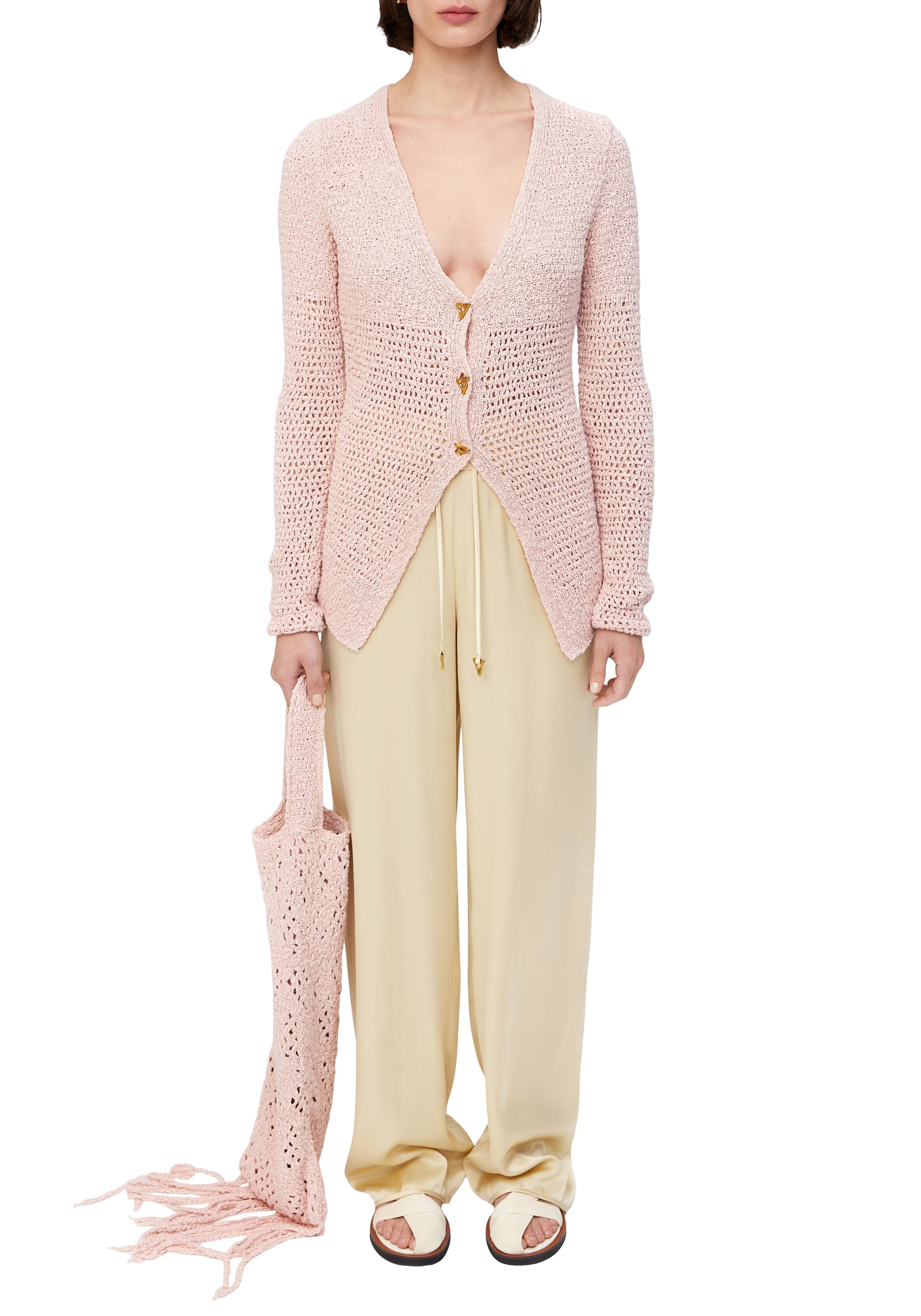 Cielo flowing trousers - Champagne