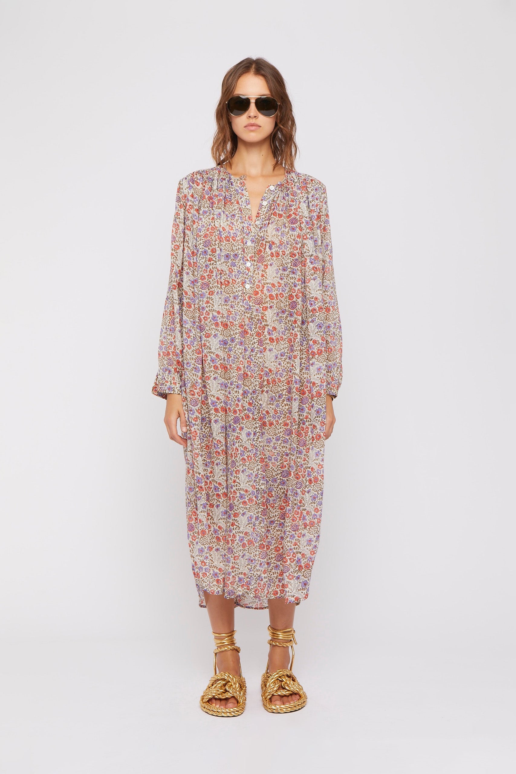 ZNOSTOCK_YELLOW ROBE CIGAR LONG - Yellow