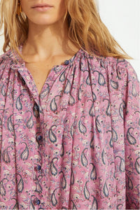 Robe Cigar coupe longue ample - Pink
