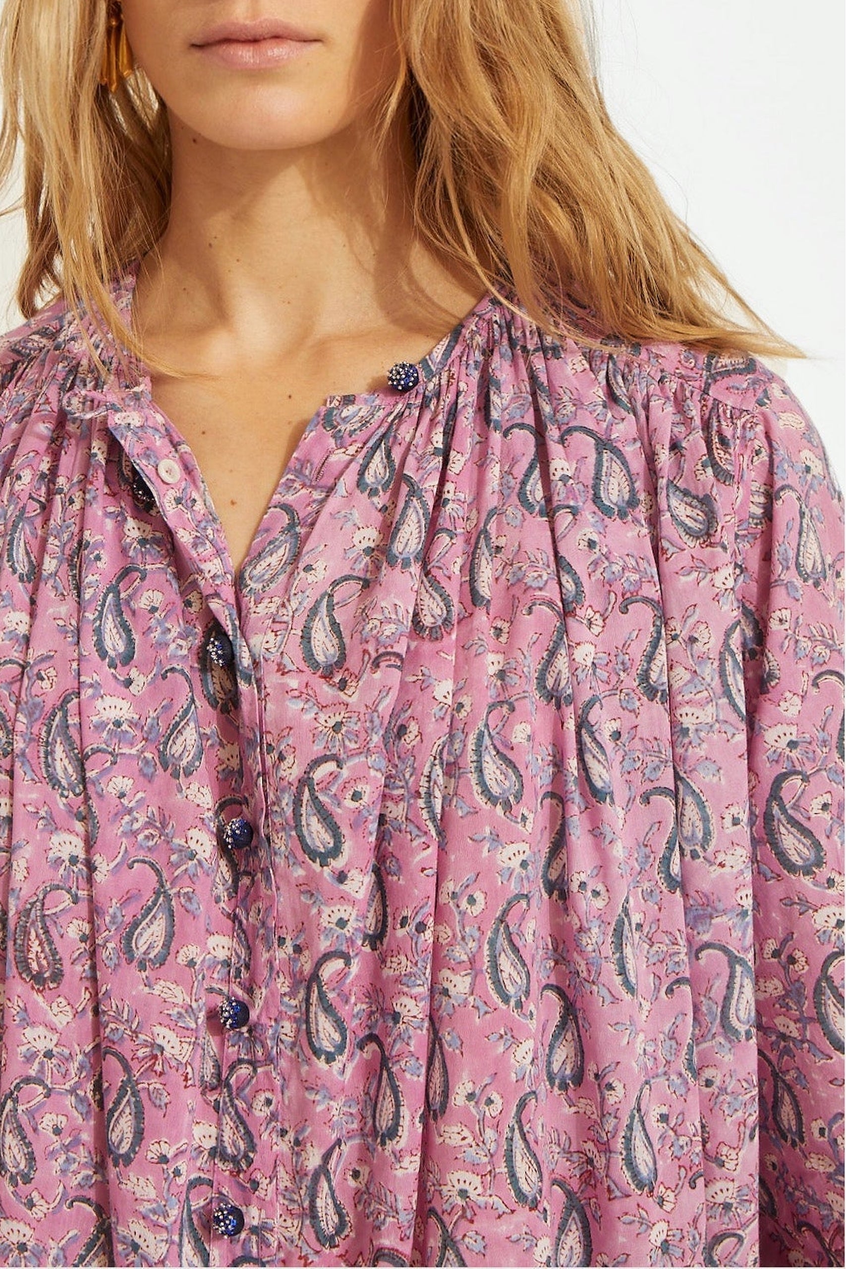 Robe Cigar coupe longue ample - Pink