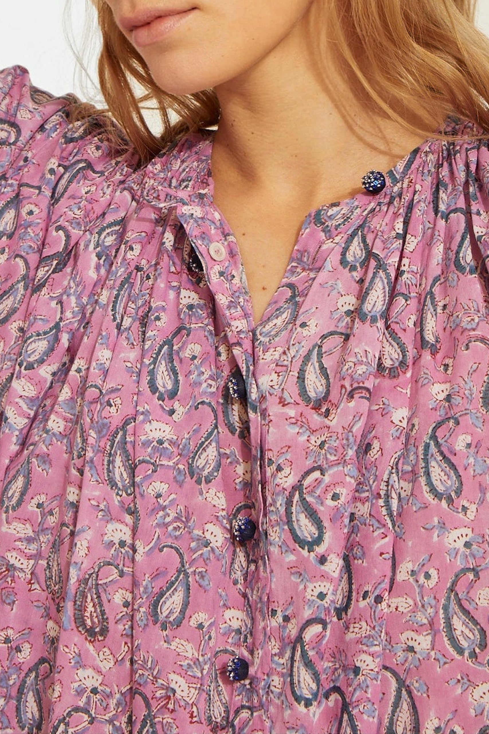 Robe Cigar coupe longue ample - Pink
