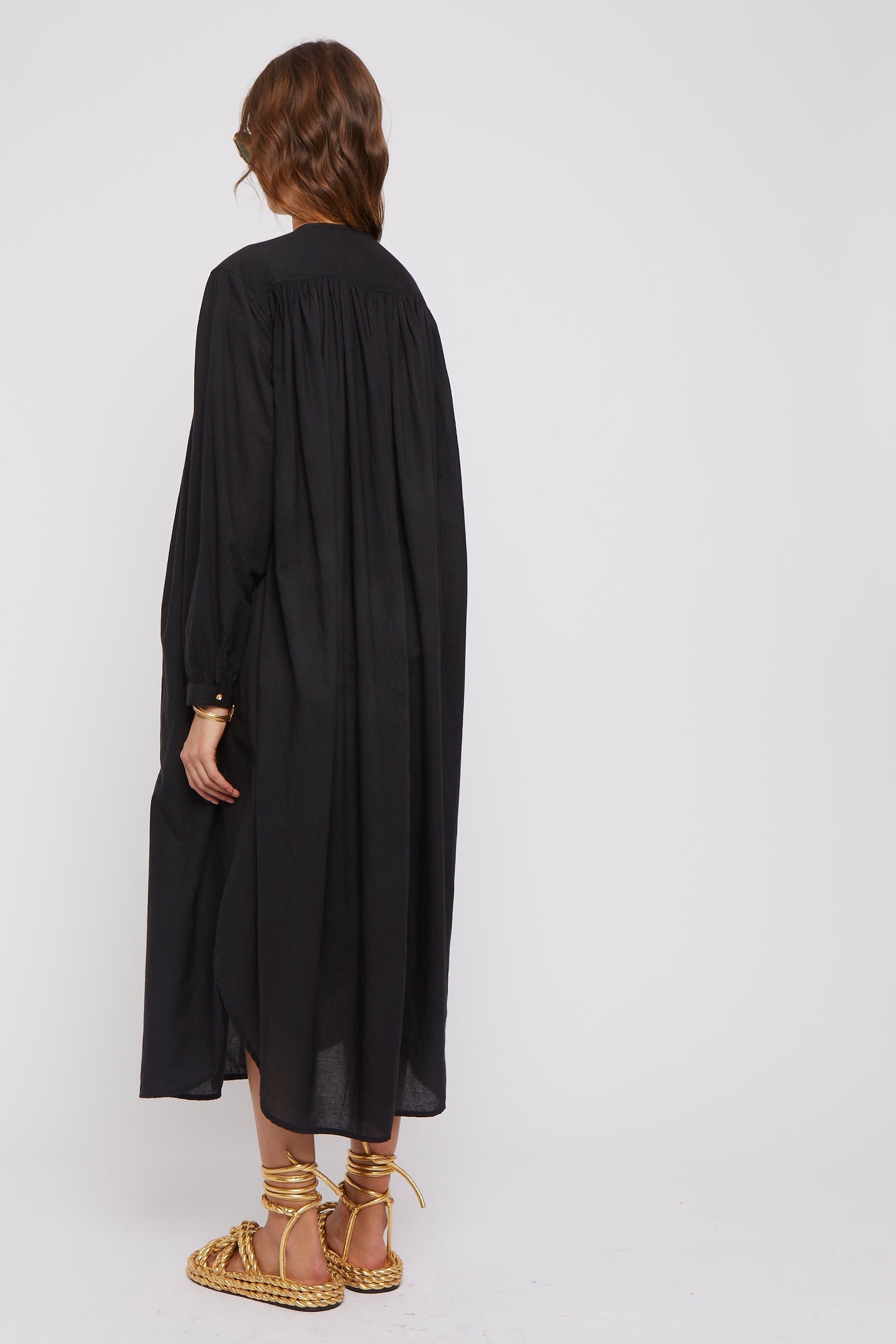 ZNOSTOCK_BLACK ROBE CIGAR LONG - Black