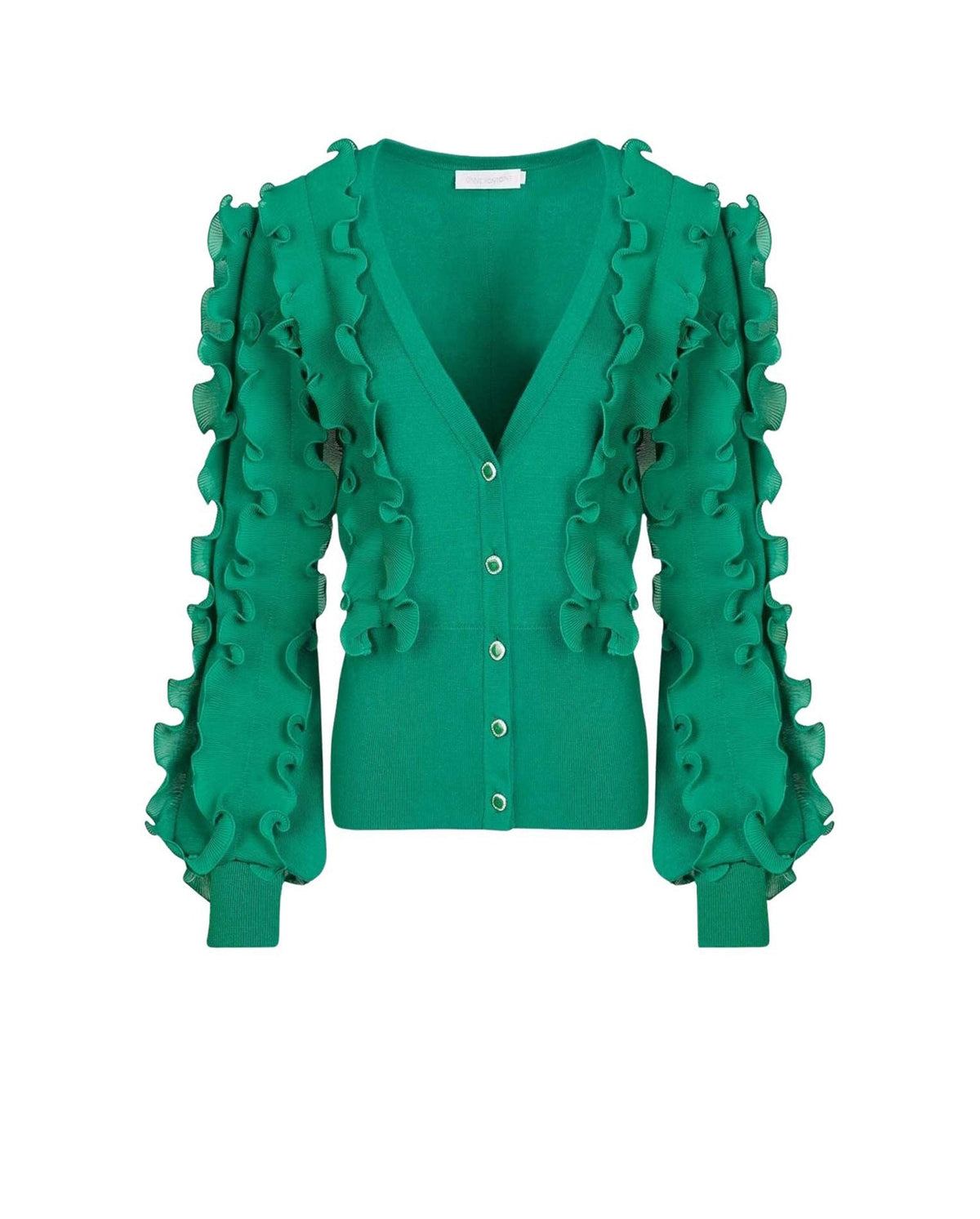 Cardigan Ciline à volants - Mint