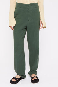 Pantalon Citron coupe droite - Green
