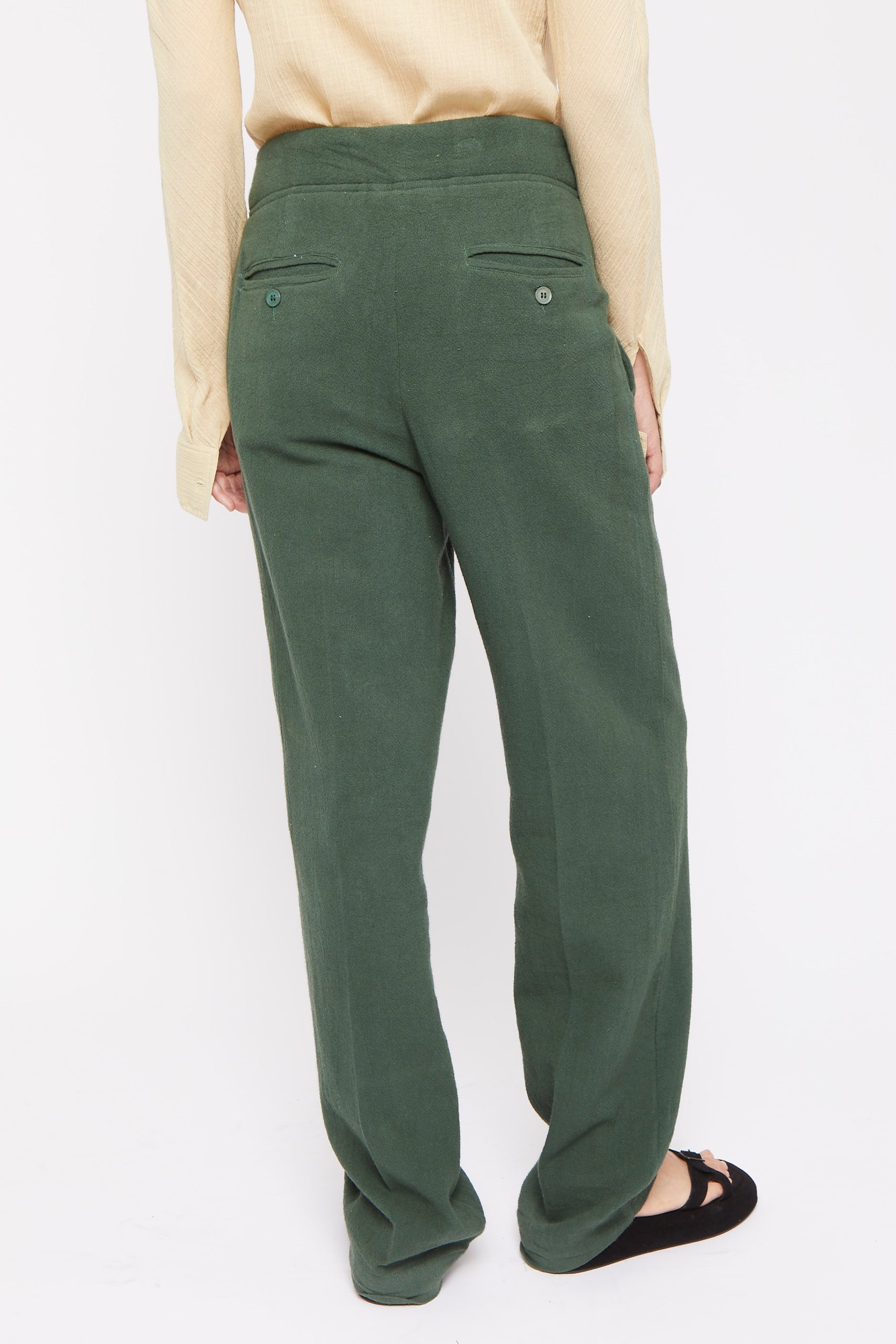 Pantalon Citron coupe droite - Green