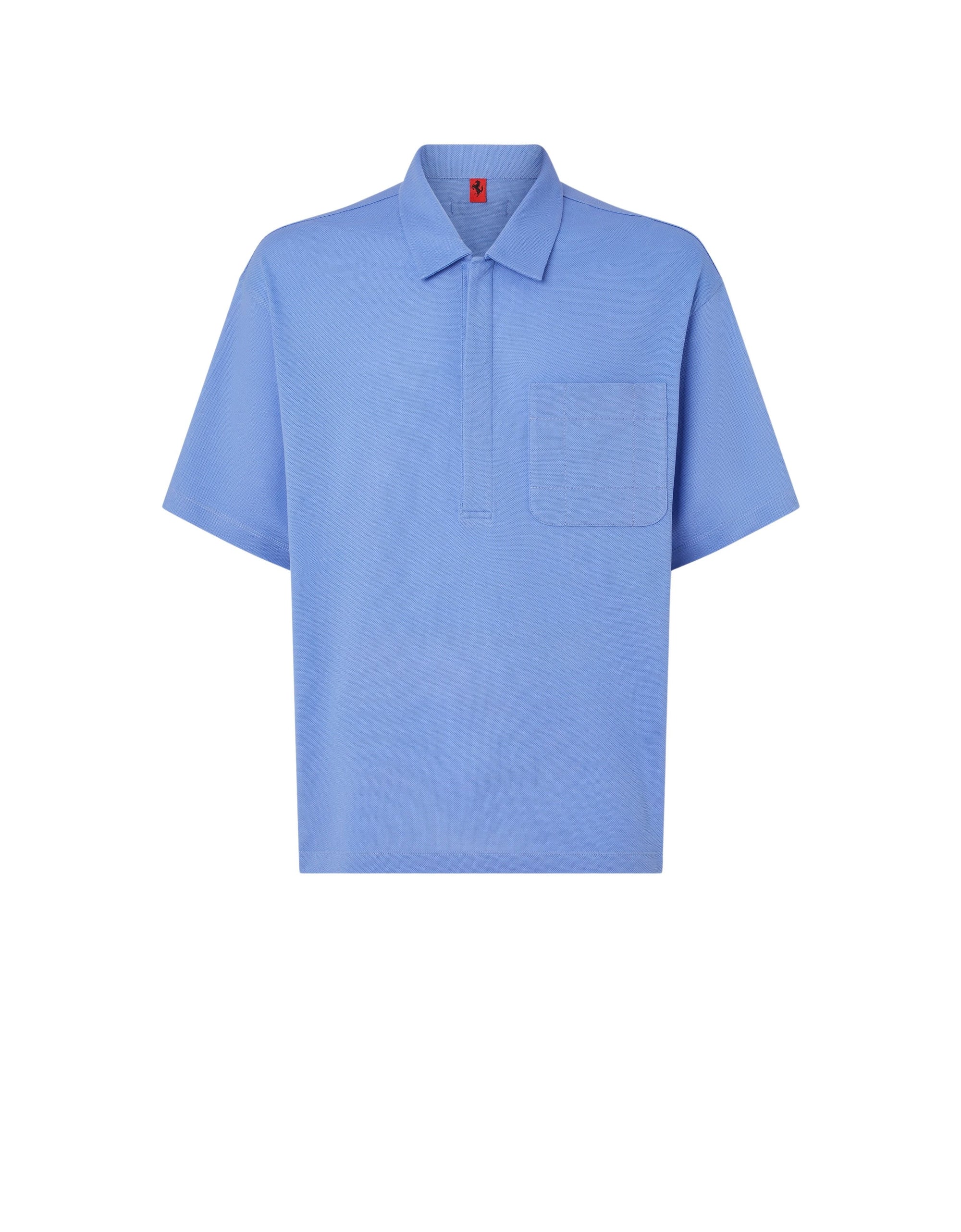 Polo boutonnière invisible avec poche - Ciano
