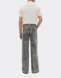 Polo avec Cheval cabré - Avorio