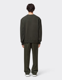 Sweat-shirt avec poche Cheval cabré - Militare
