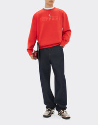 Sweatshirt with Ferrari logo - Rosso Dino