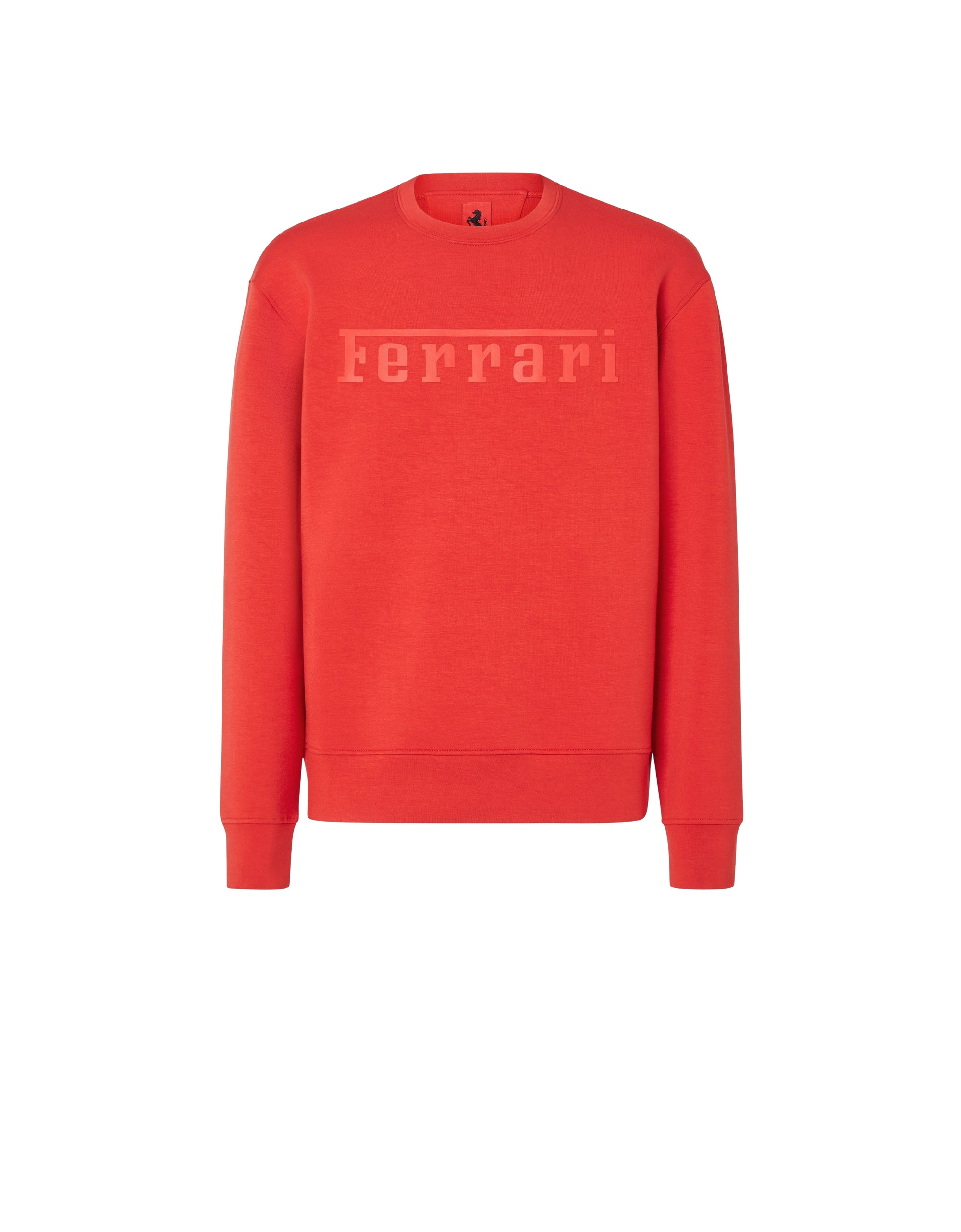 Sweatshirt with Ferrari logo - Rosso Dino