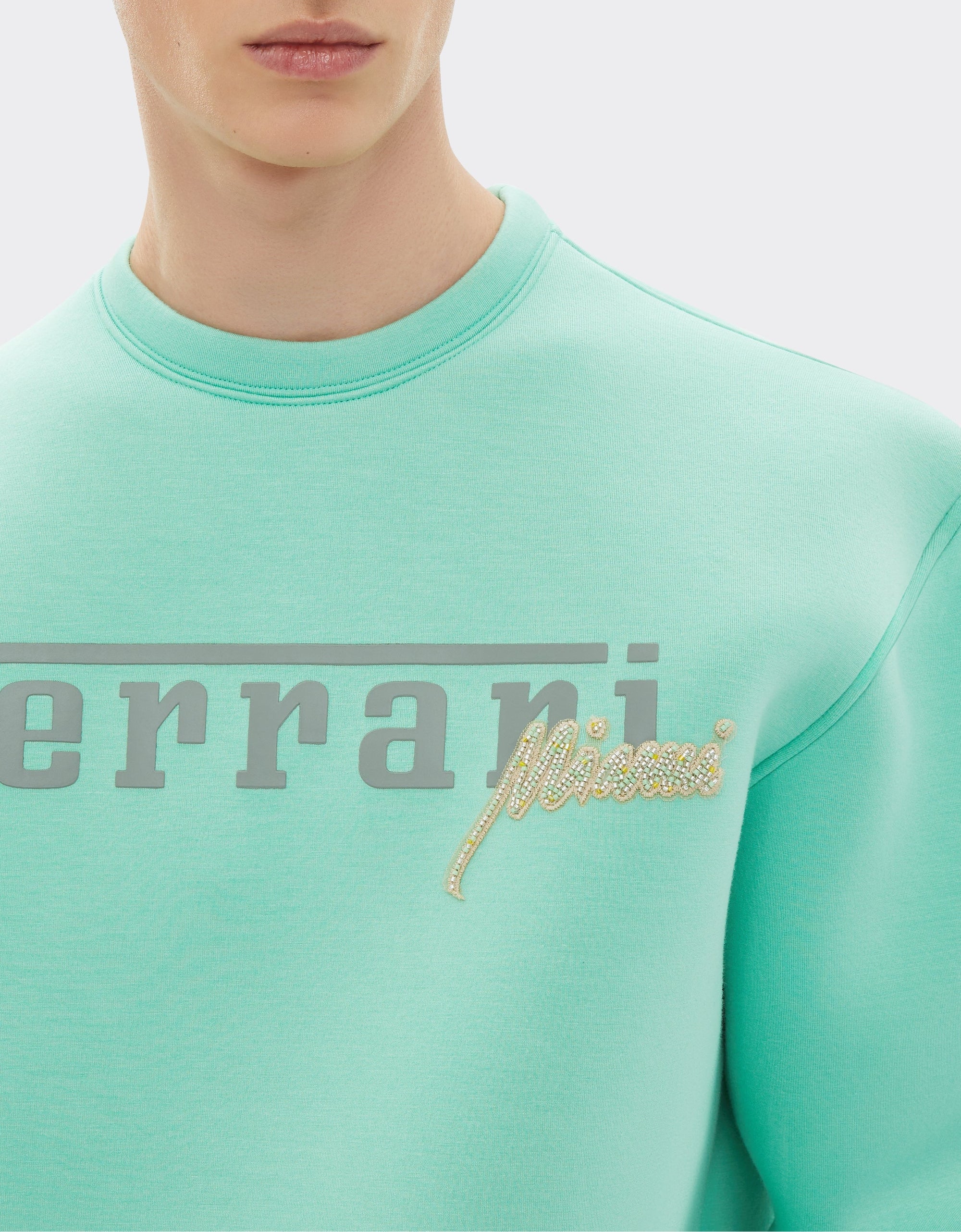 Sweat-shirt Miami Collection - Verde Menta