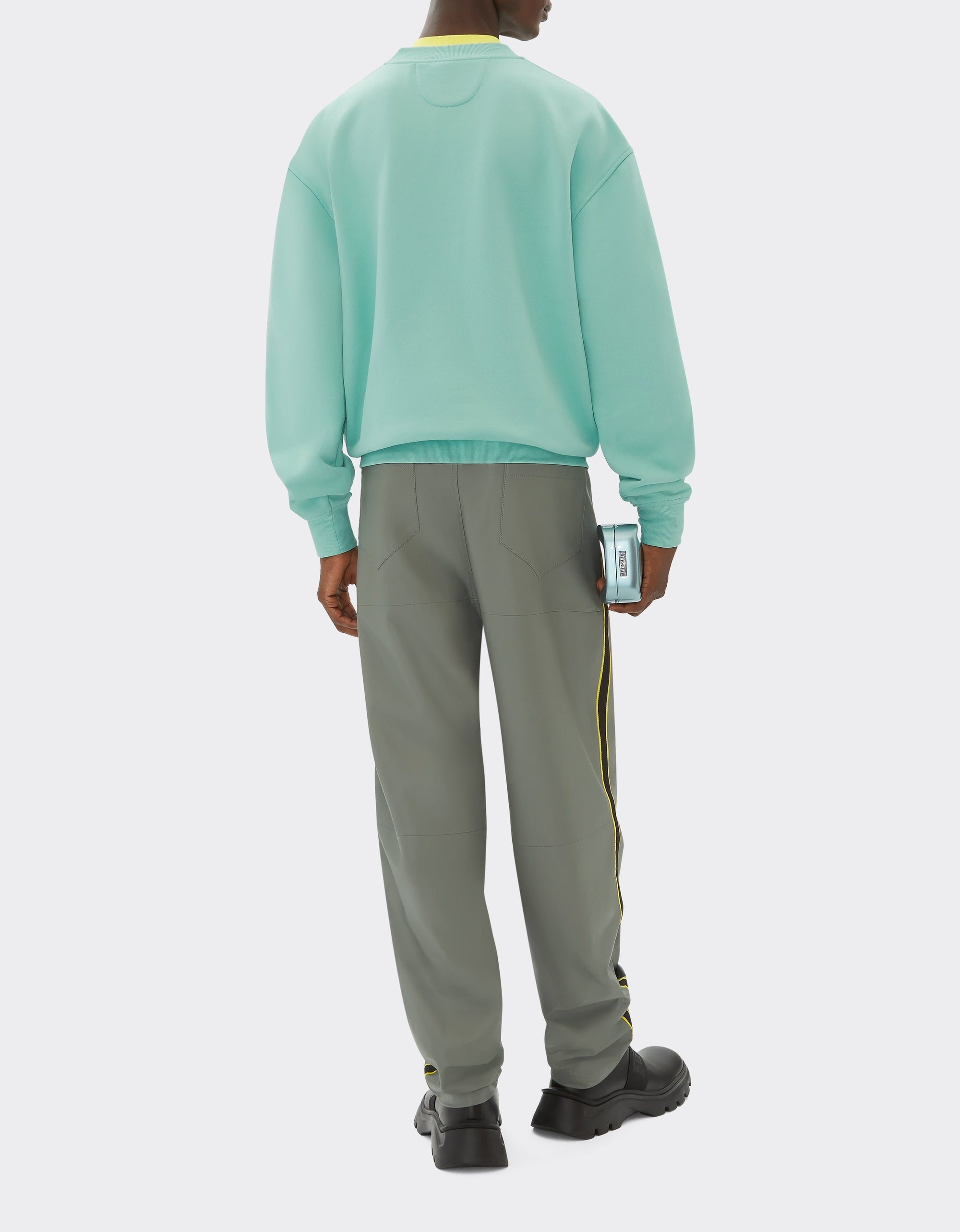 Sweat-shirt avec logo Ferrari - Verde Menta
