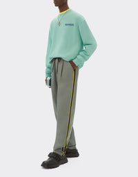 Sweat-shirt avec logo Ferrari - Verde Menta
