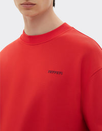 Sweat-shirt avec logo Ferrari - Rosso Dino