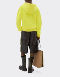 Hooded sweatshirt with Ferrari logo - Giallo Modena