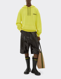 Hooded sweatshirt with Ferrari logo - Giallo Modena