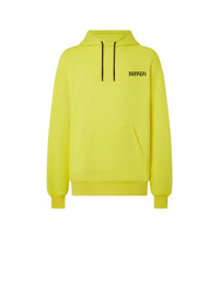 Hooded sweatshirt with Ferrari logo - Giallo Modena
