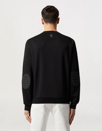 Sweat-shirt avec logo Ferrari - Nero