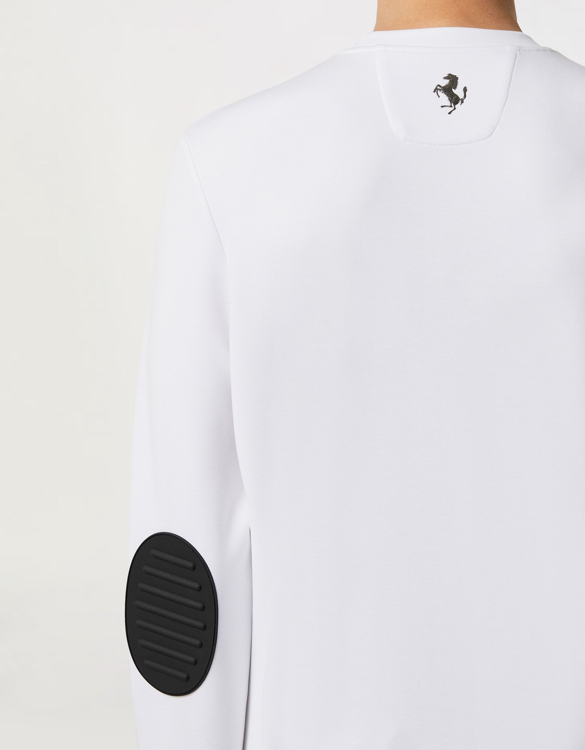 Sweat-shirt avec logo Ferrari - Bianco