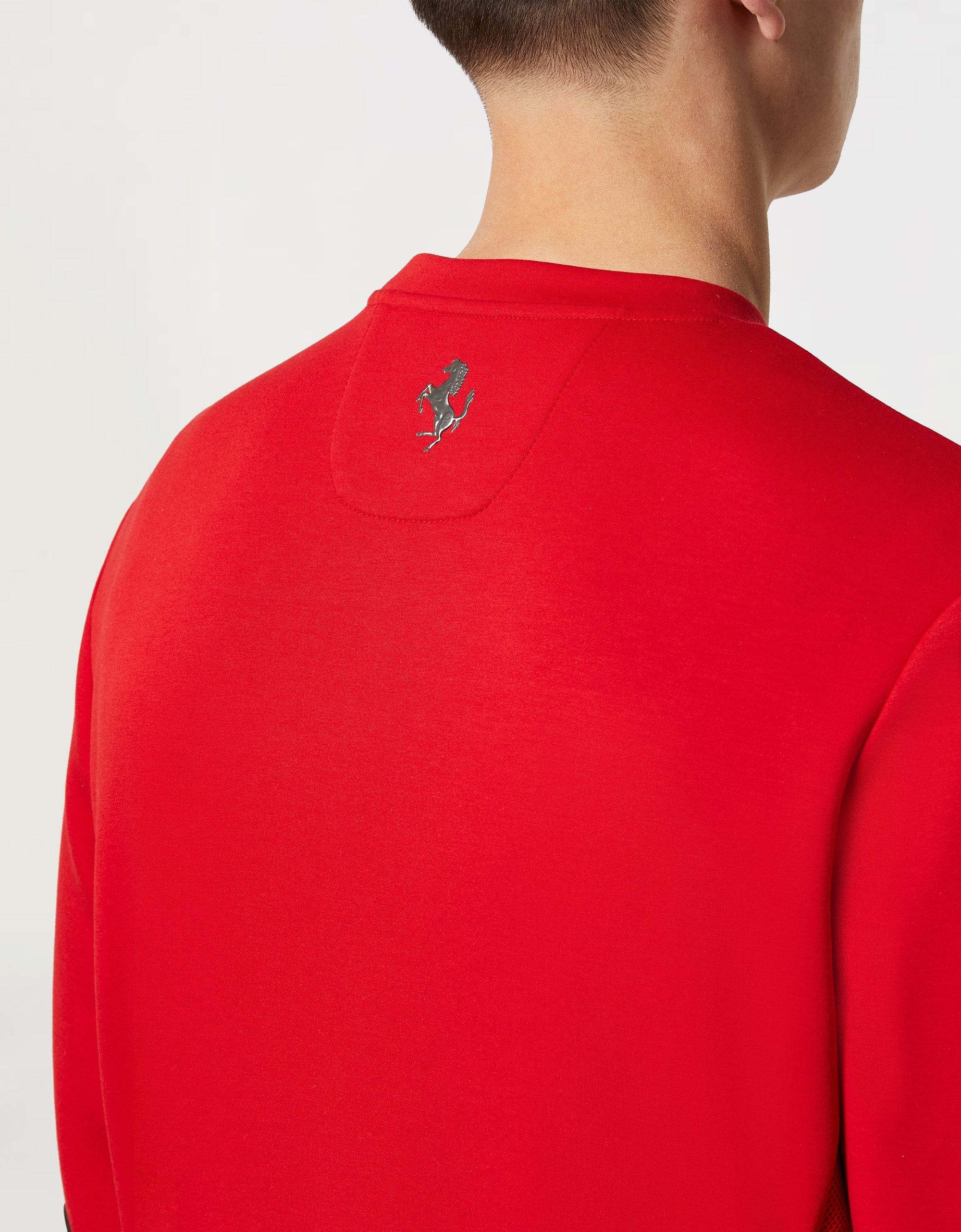 Sweat-shirt avec logo Ferrari - Rosso Corsa