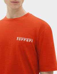 T-shirt with Ferrari logo - Rosso Dino