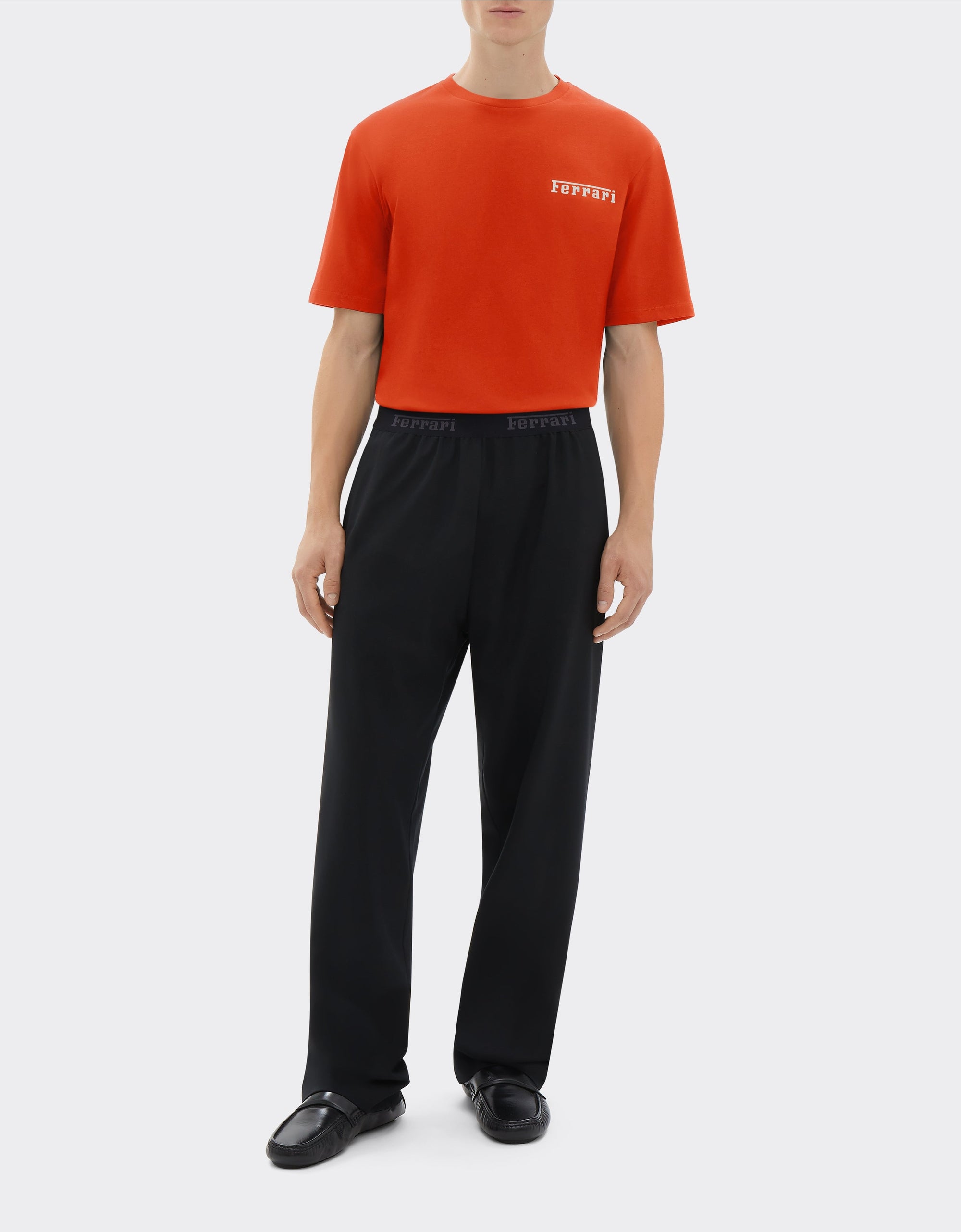 T-shirt with Ferrari logo - Rosso Dino
