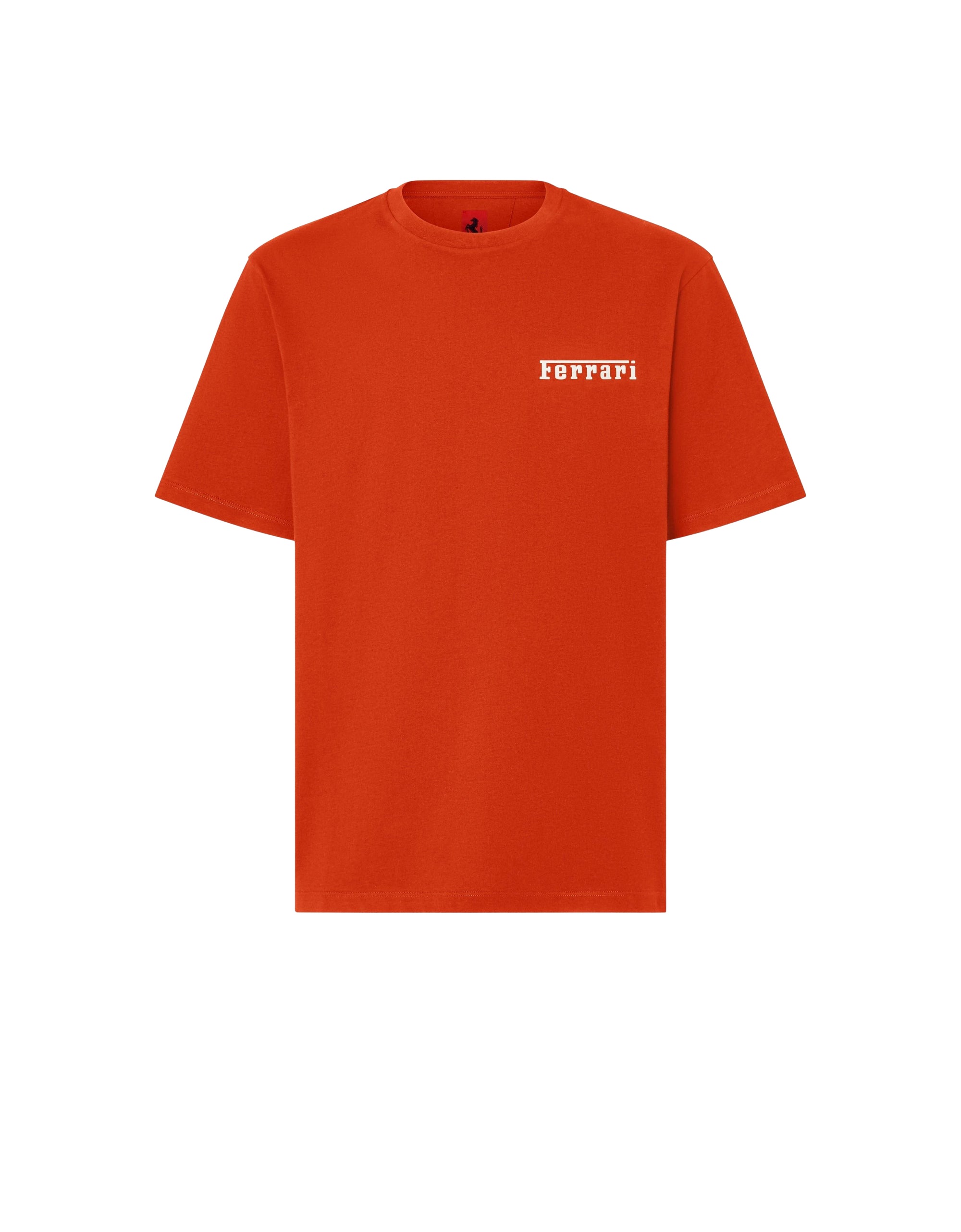 T-shirt with Ferrari logo - Rosso Dino