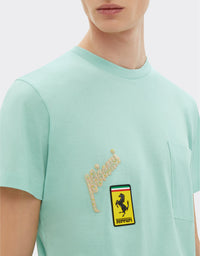 T-shirt avec poche Miami Collection - Verde Menta