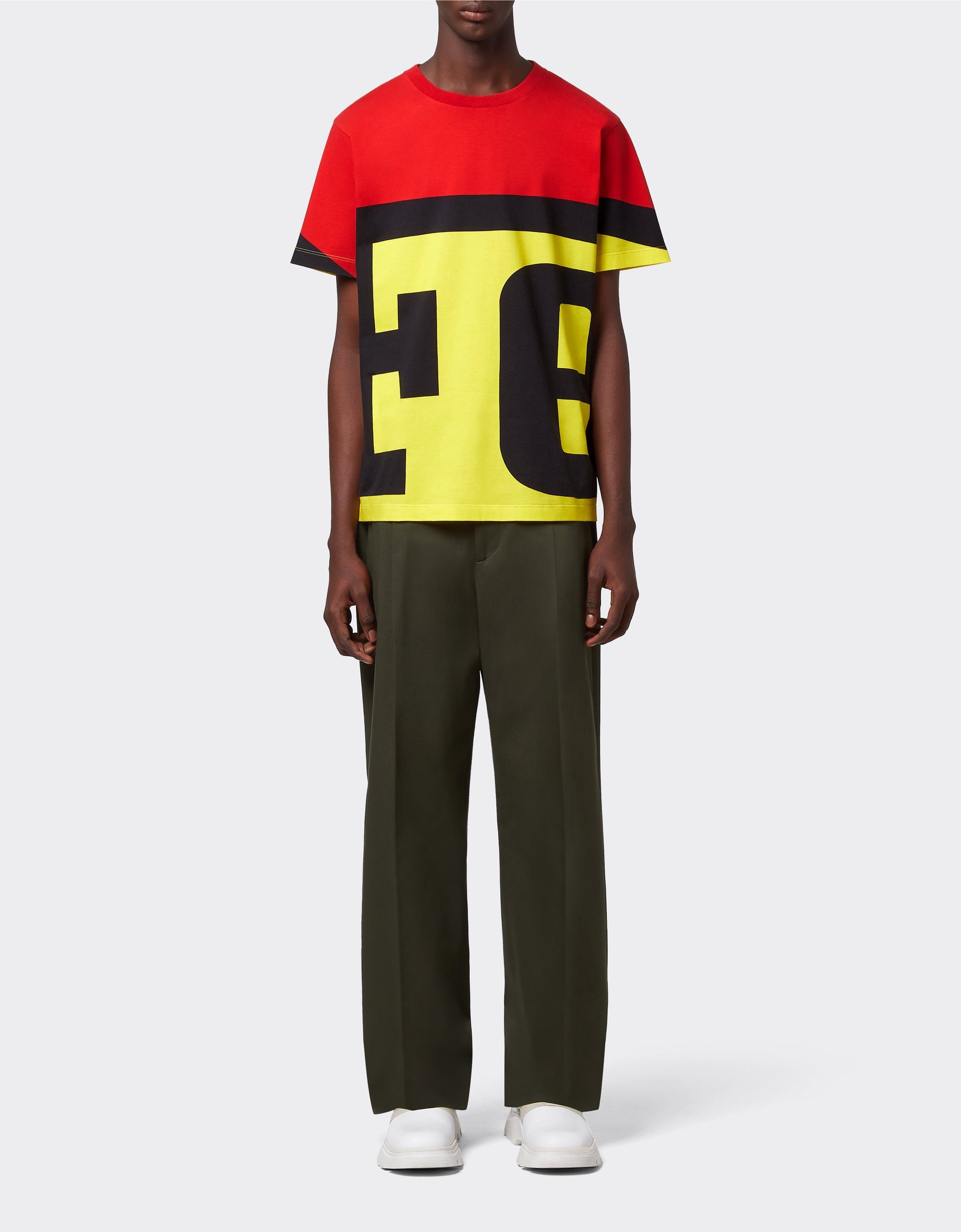 T-shirt avec logo Ferrari - Rosso Corsa