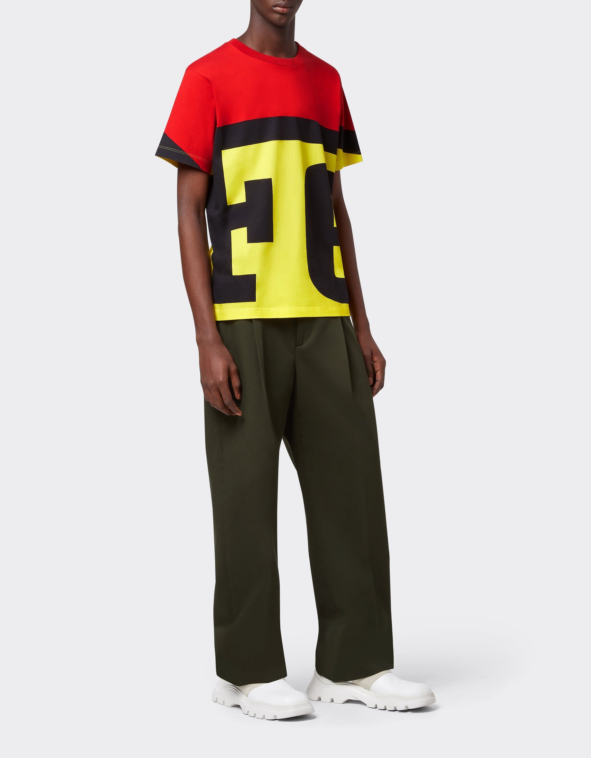 T-shirt avec logo Ferrari - Rosso Corsa