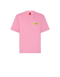 T-shirt with contrasting element - Rosa