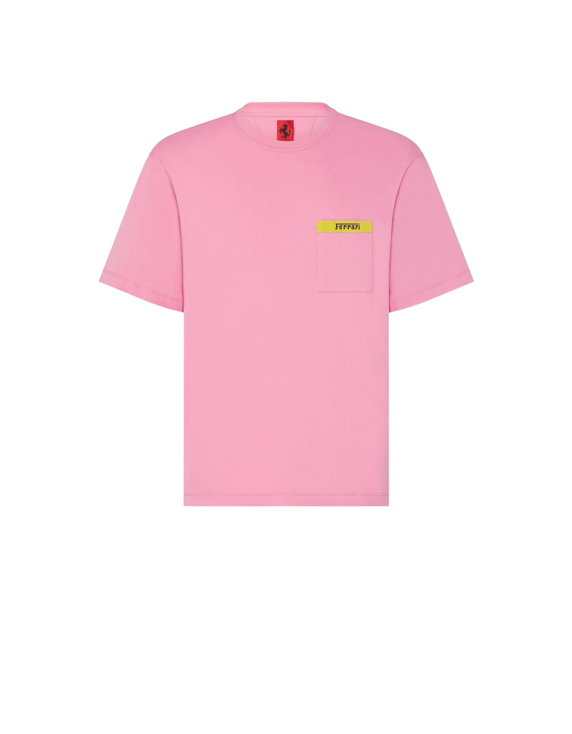 T-shirt with contrasting element - Rosa