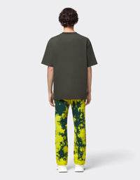 T-shirt avec élément contrastant - Militare