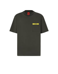 T-shirt avec élément contrastant - Militare