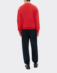 Sweat-shirt avec logo Ferrari - Rosso Dino