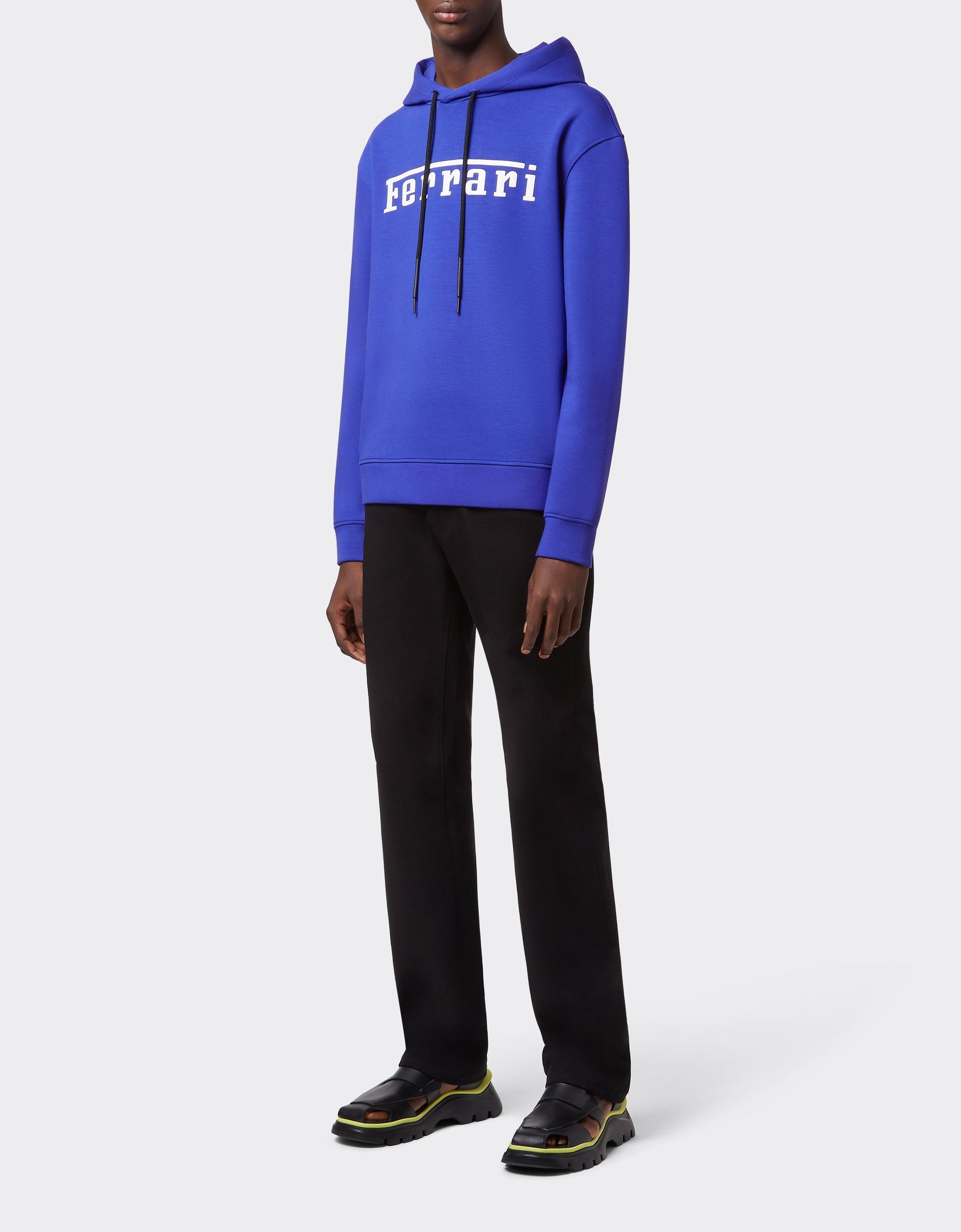 Unisex hoodie with Ferrari logo - Carta Da Zucchero
