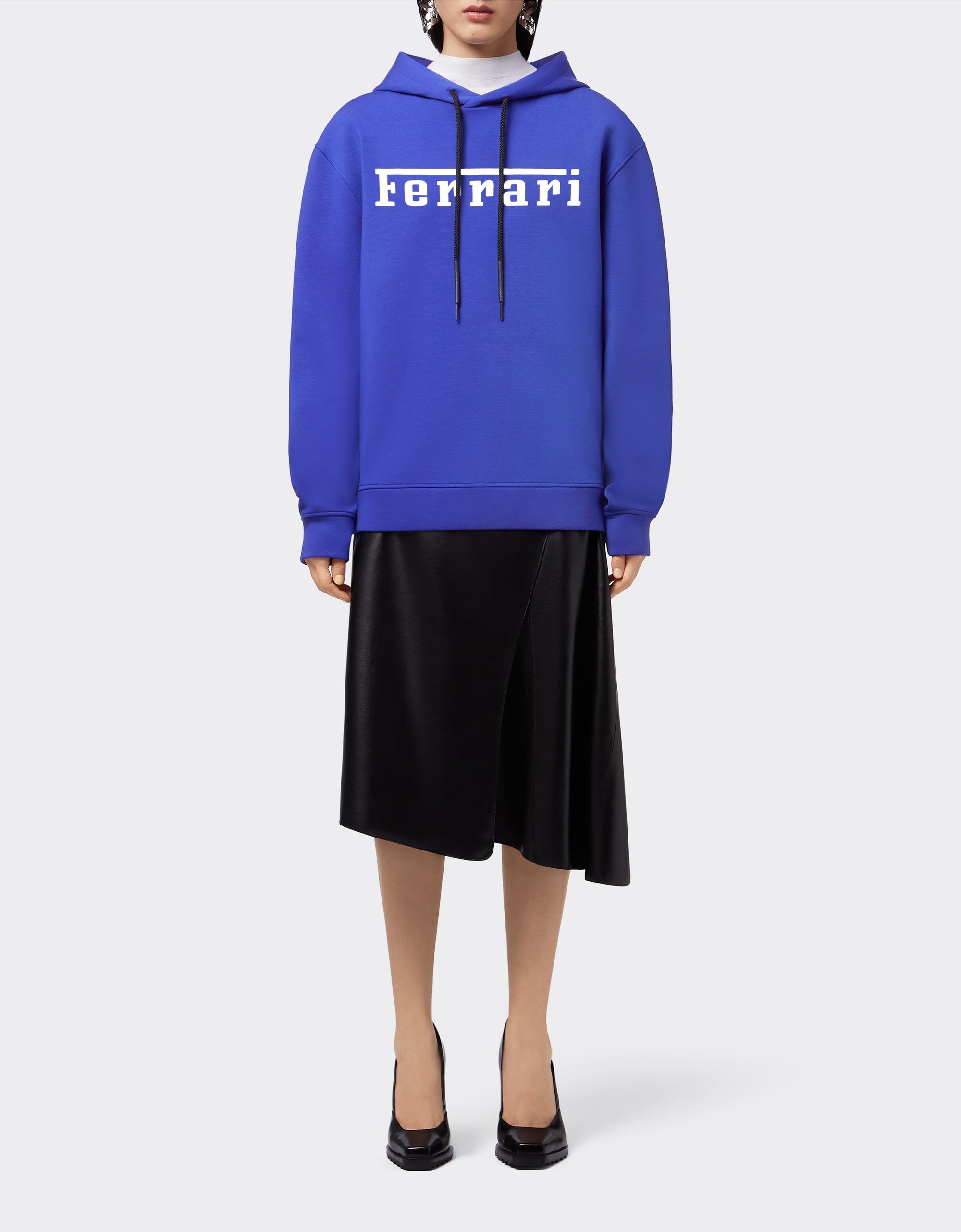Unisex hoodie with Ferrari logo - Carta Da Zucchero