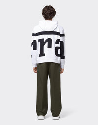 Unisex hoodie with Ferrari logo - Bianco