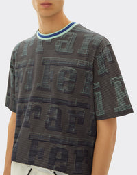 T-shirt unisexe avec logo Ferrari - Grigio