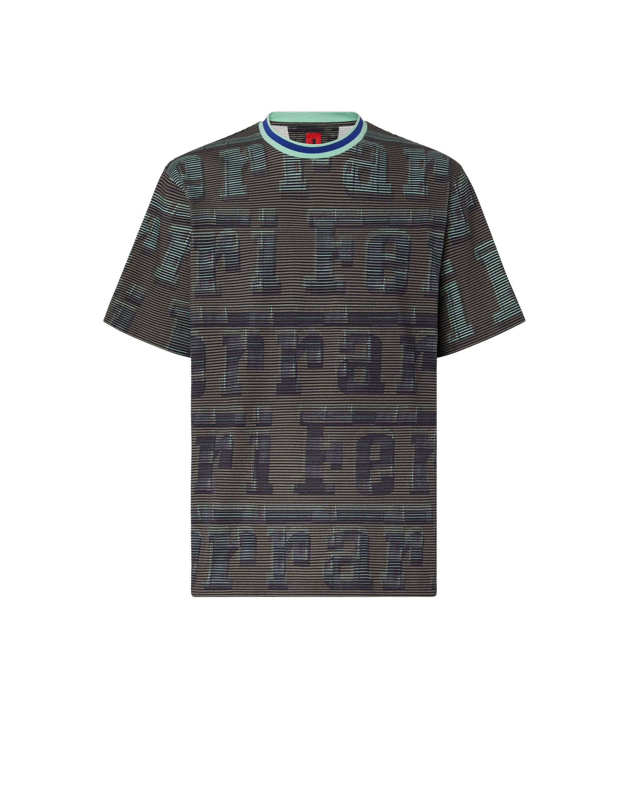 T-shirt unisexe avec logo Ferrari - Grigio